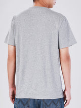 REGULAR FIT MEN'S TEE SHORT SLEEVE GREY