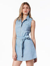 LEGEND OF WRANGLER COLLECTION WOMEN'S DENIM DRESS LIGHT INDIGO