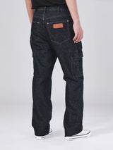 CARGO FIT WRANGLER FOR ALL COLLECTION MID RISE REGULAR MEN'S JEANS DARK INDIGO