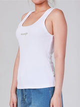 REGULAR FIT LEGEND OF WRANGLER COLLECTION WOMEN'S TANK WHITE