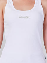 REGULAR FIT LEGEND OF WRANGLER COLLECTION WOMEN'S TANK WHITE