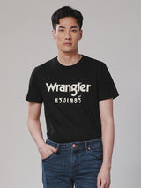 REGULAR FIT LEGEND OF WRANGLER COLLECTION MEN'S TEE SHORT SLEEVE BLACK