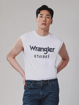 REGULAR FIT LEGEND OF WRANGLER COLLECTION MEN'S TEE SHORT SLEEVE WHITE