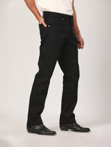 GREENSBORO FIT MID RISE REGULAR MEN'S JEANS BLACK