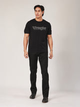 GREENSBORO FIT MID RISE REGULAR MEN'S JEANS BLACK