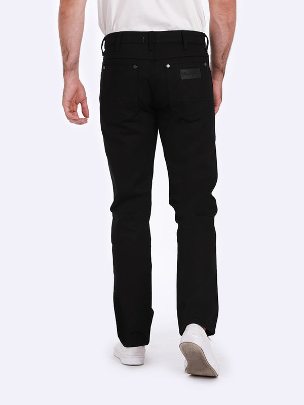 GREENSBORO FIT MID RISE REGULAR MEN'S JEANS SUPER BLACK