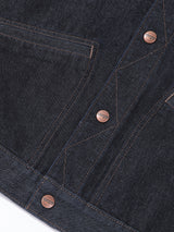 REGULAR FIT WRANGLER X LOSO COLLECTION MEN'S DENIM JACKET DARK INDIGO