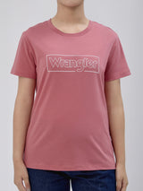 REGULAR FIT WOMEN'S SHORT SLEEVE T-SHIRT PINK