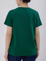 REGULAR FIT WOMEN'S SHORT SLEEVE T-SHIRT GREEN