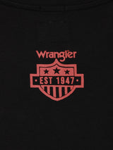 REGULAR FIT WRANGLER KEEPS YOU COOL COLLECTION MEN'S TEE SHORT SLEEVE BLACK