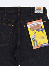 GREENSBORO FIT LEGEND OF WRANGLER COLLECTION MID RISE REGULAR MEN'S JEANS (BLUE SELVEDGE) RAW DENIM