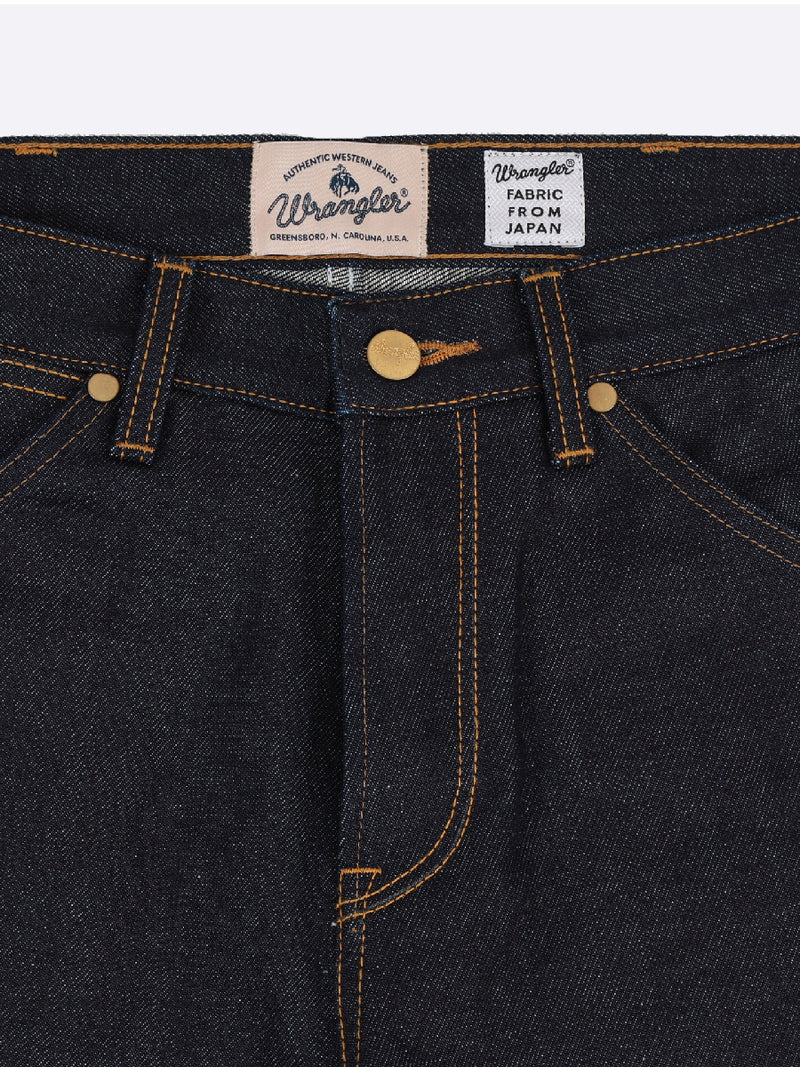 GREENSBORO FIT LEGEND OF WRANGLER COLLECTION MID RISE REGULAR MEN'S JEANS (BLUE SELVEDGE) RAW DENIM