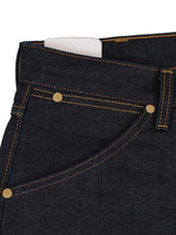 GREENSBORO FIT LEGEND OF WRANGLER COLLECTION MID RISE REGULAR MEN'S JEANS (BLUE SELVEDGE) RAW DENIM