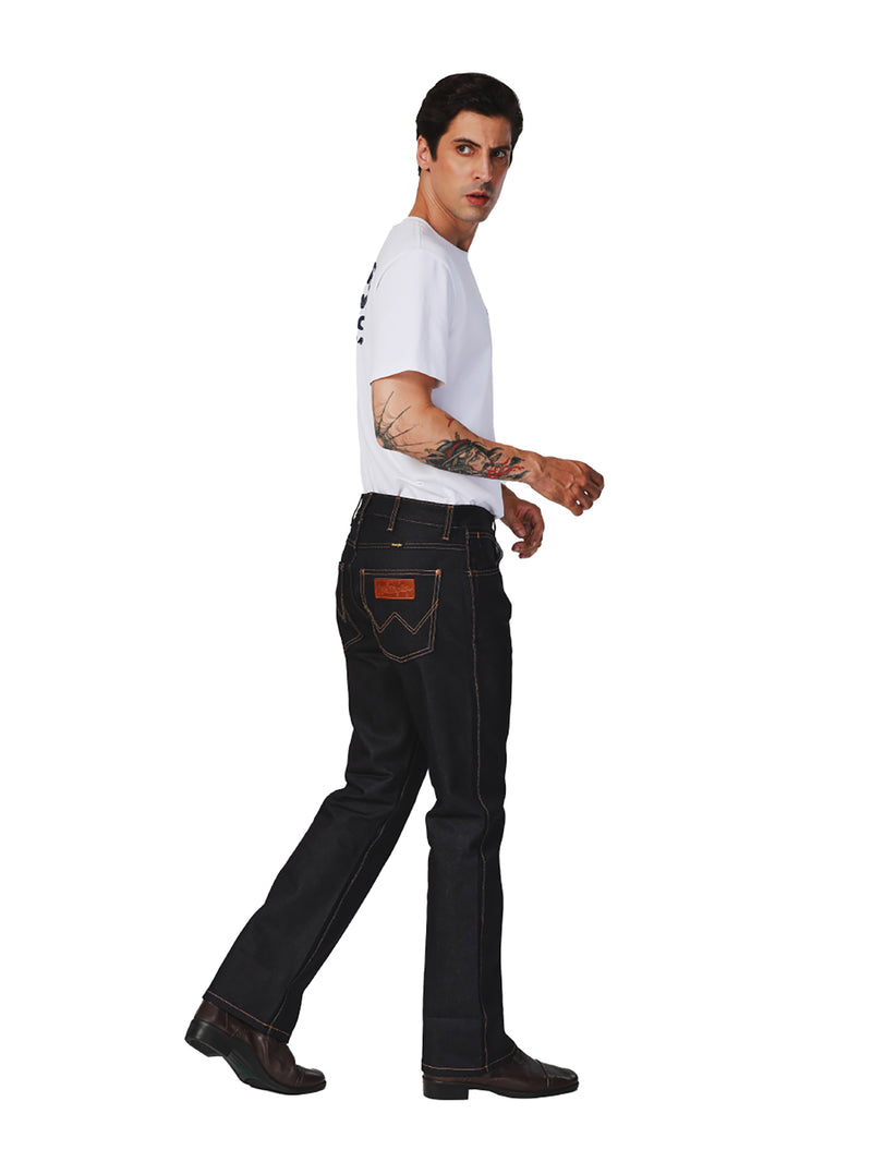 BOOTCUT FIT LEGEND OF WRANGLER COLLECTION HIGH RISE MEN'S JEANS RAW DENIM