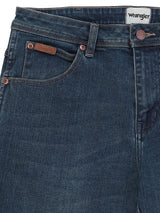 TEXAS TAPER FIT WRANGLER KEEPS YOU COOL COLLECTION MID RISE REGULAR MEN'S JEANS MID INDIGO