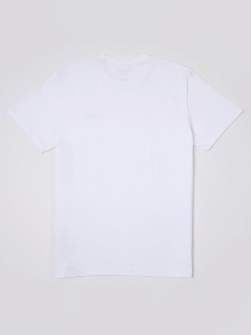 REGULAR FIT MEN'S TEE SHORT SLEEVE WHITE