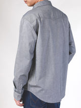 REGULAR FIT MEN'S SHIRT LONG SLEEVE GREY