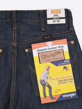 กางเกงยีนส์ผู้ชาย คอลเลคชั่น LEGEND OF WRANGLER MWZ FIT (Authentic Premium Jeans) เอวกลาง ทรงตรง สียีนส์ผ้าดิบ