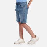 SHORTS FIT ICY PASTEL COLLECTION MID RISE BOY'S DENIM SHORTS DENIM