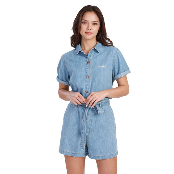 SEASONAL FIT FESTIVAL COWBOY COLLECTION MID RISE WOMEN'S OVERALL DENIM