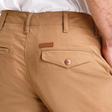 กางเกงขายาวผู้ชาย คอลเลคชั่น ORIGINAL WRANGLER CHINO FIT เอวกลาง ทรงตรง สีน้ำตาล
