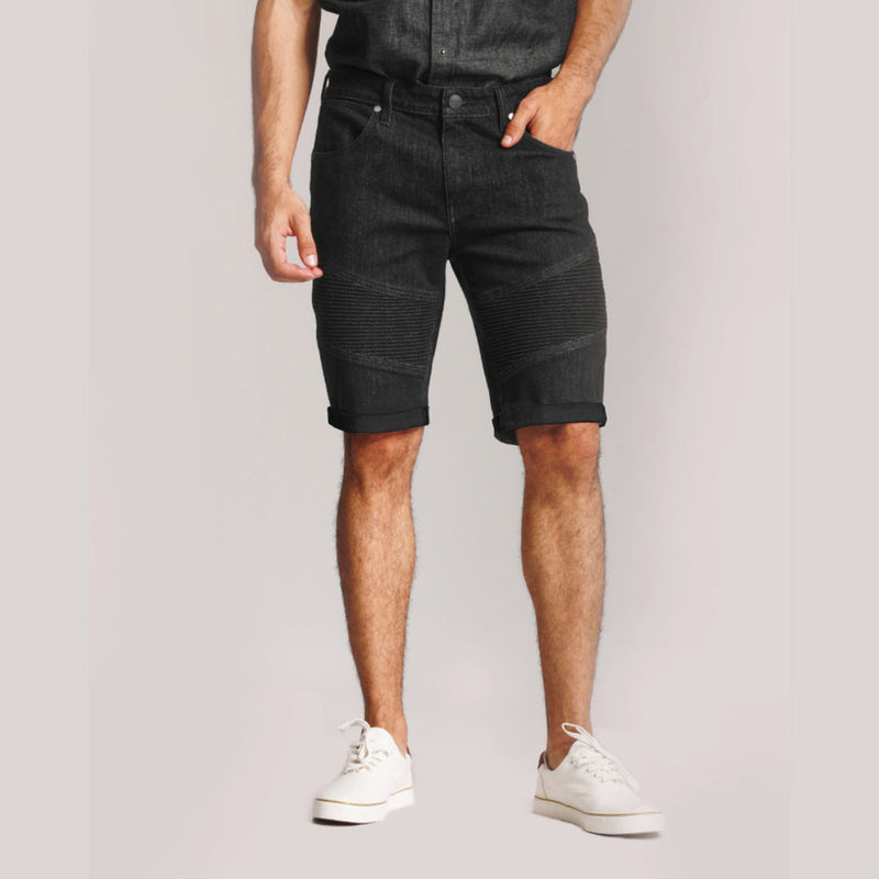 Black biker store jean shorts