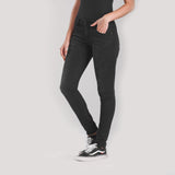 LARA FIT BIKER LOOK COLLECTION MID RISE SLIM WOMEN'S JEANS BLACK