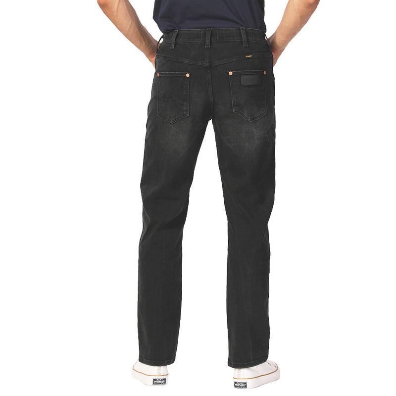 MWZ FIT LEGEND OF WRANGLER COLLECTION MID RISE COMFORT MEN'S JEANS BLACK